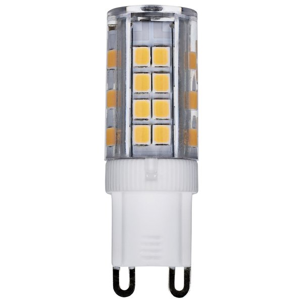 Satco 35 Watt JCD LED Lamp, Clear, 4000K, G9 Base, 120 Volt S11231